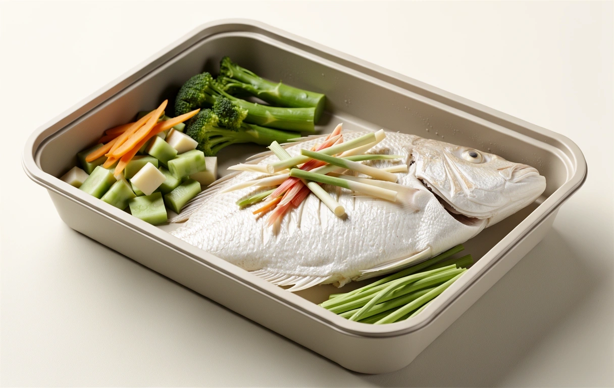 Steamed Snapper with Lemongrass